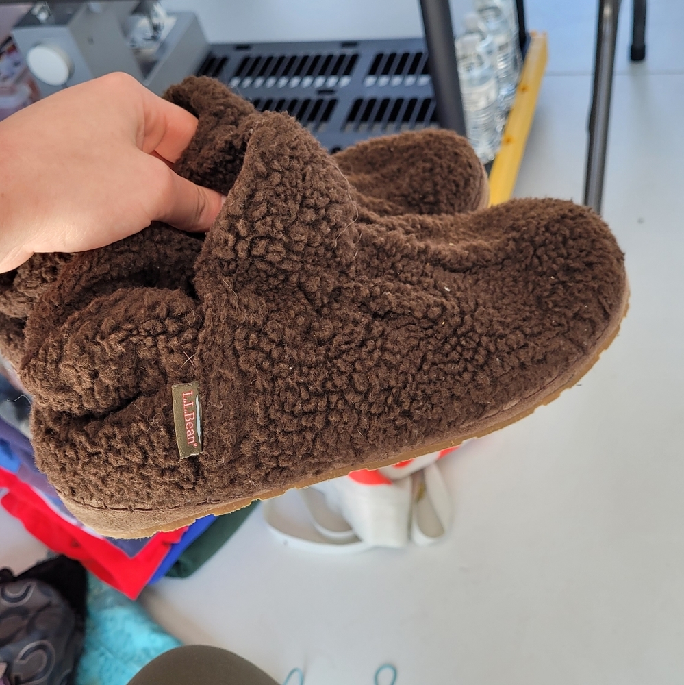 L.L. bean slippers!